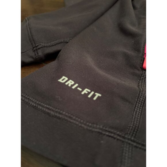 Nike Dri-Fit Womens Full Zip Jacket Size S Black & Pink Runninng Fitness - Picture 4 of 6